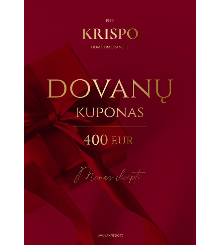 Dovanų kuponas 400 eur